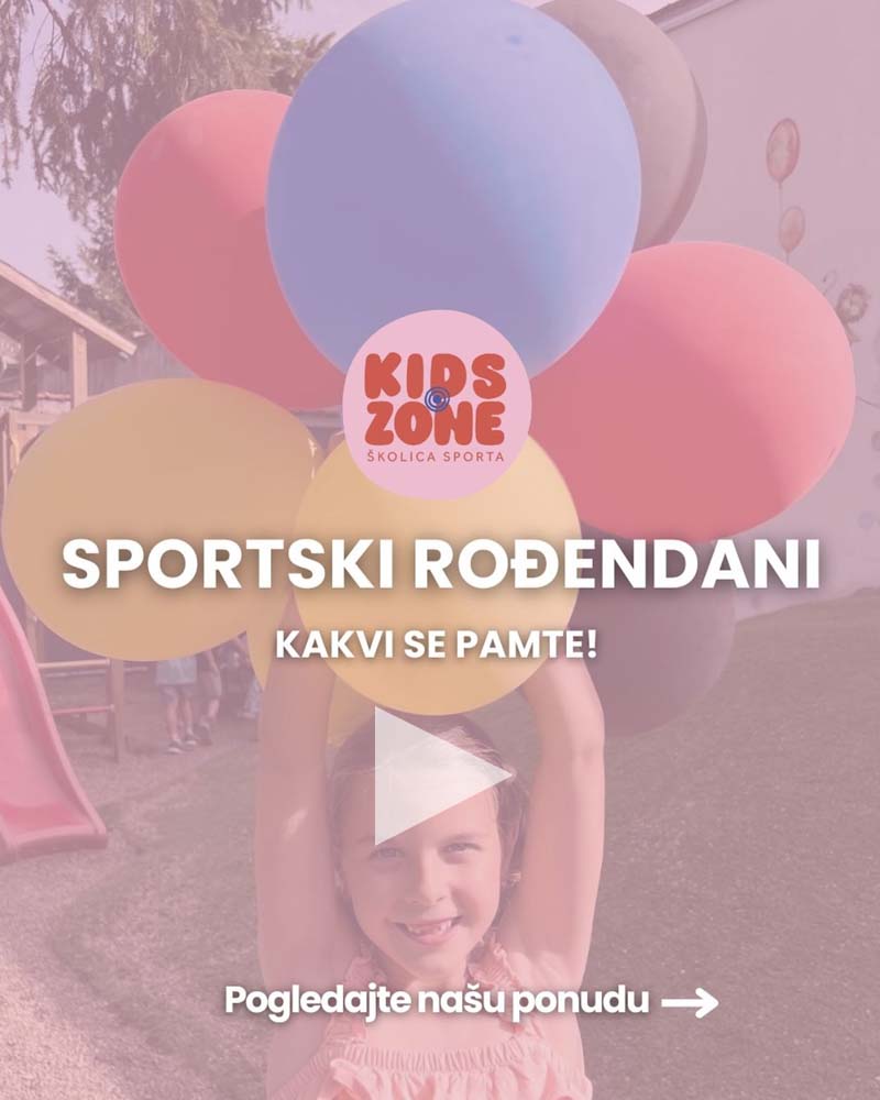 Školica sporta Kids Zone na Instagramu